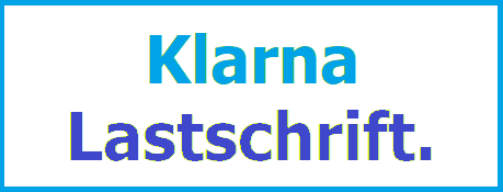 Zahlungsart Klarna Lastschrift.