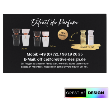 Preview: Chogan Visitenkarte - Design 7