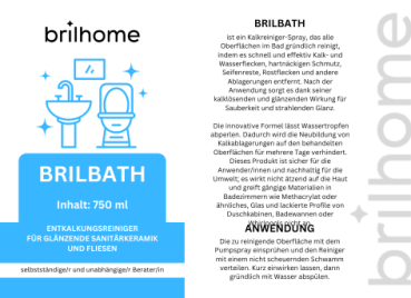 Brilbath Aufkleber | 10 Stück