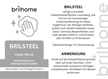 BRILSTEEL Aufkleber | 10 Stück