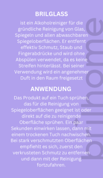 Kärtchen Brilglass