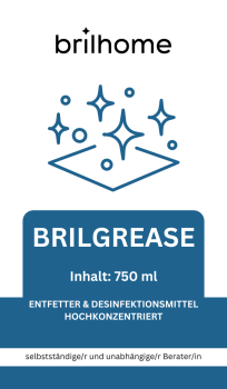 Kärtchen Brilgrease