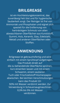 Kärtchen Brilgrease