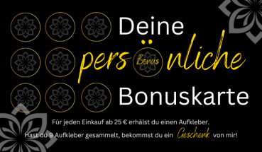 persönliche Bonuskarte