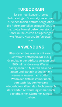 Kärtchen Turbodrain