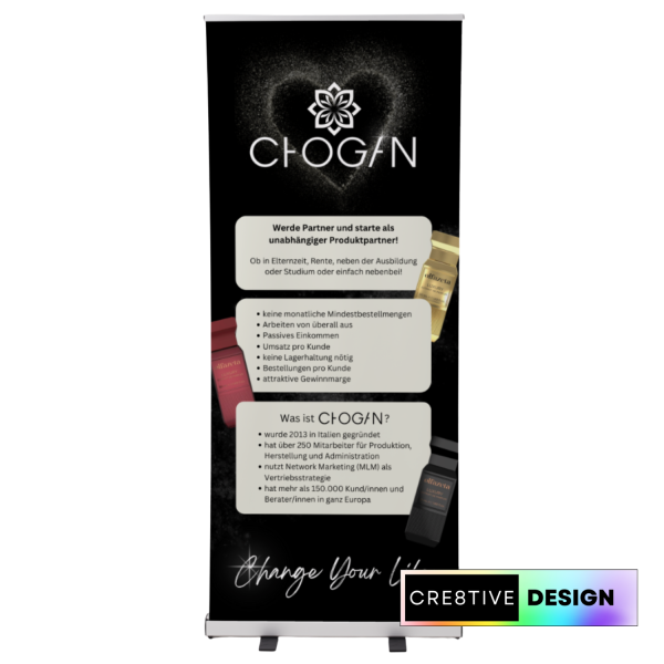 Chogan Roll-Up Bannerdisplay