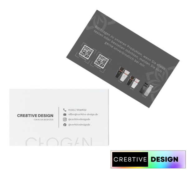 Chogan Visitenkarte - Design 4