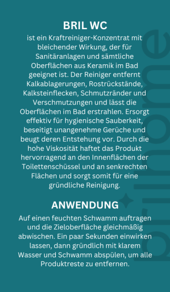 Kärtchen Bril WC