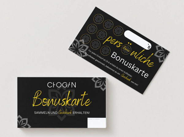 persönliche Bonuskarte