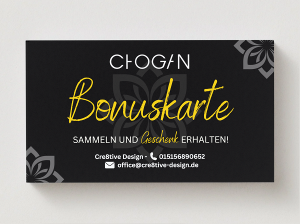 Bonuskarte - Vorne