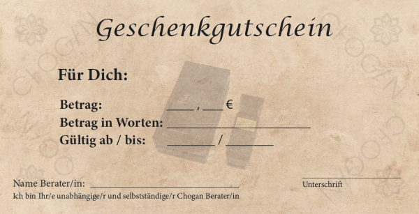 Geschenkgutschein, 10er Pack
